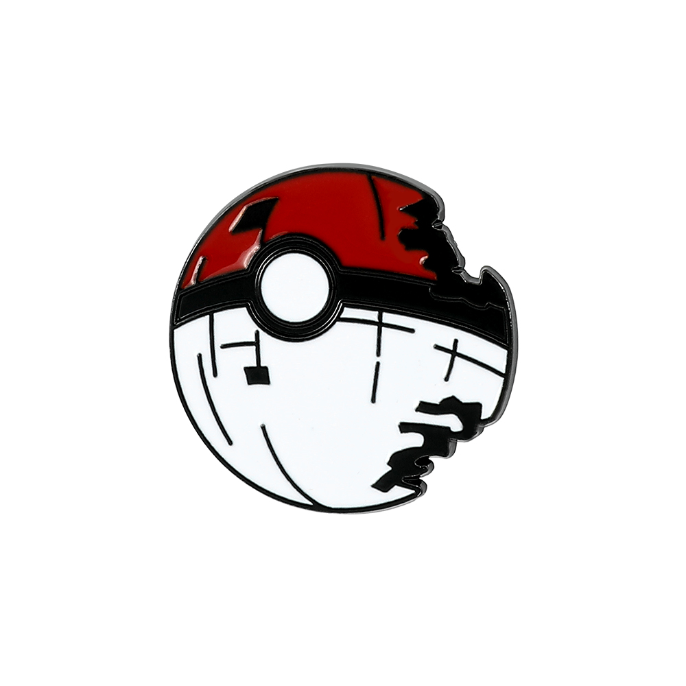 Embroidery Reddit - 1個入り 創造性あふれる冒険アニメブローチ 個性的なポケモンボール ​ ​ エナメルピンメタルバッジジュエリー衣類バックパックアクセサリーギフト