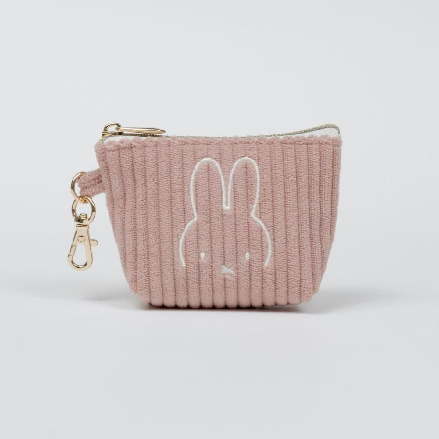 かわいいミッフィーのウサギ柄コーデュロイ刺繍コインケース、ク - Embroidery Bag のレビューと価格