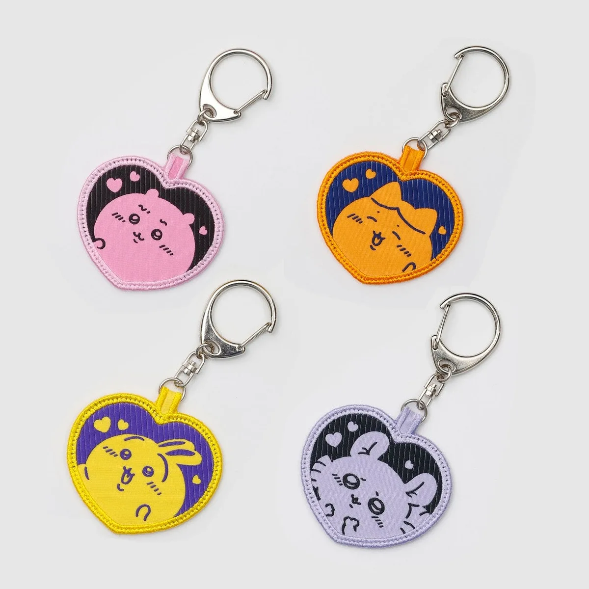 CKW ハート刺繍キーチェーン、キャラクター「はちわらうさぎ - Embroidery Bag のレビューと価格