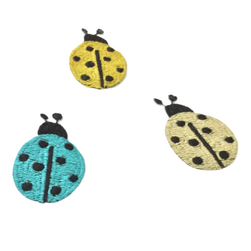 衣類装飾用のクリエイティブな刺embroideryパッチ,日 - Embroidery Lady Bug のレビューと価格